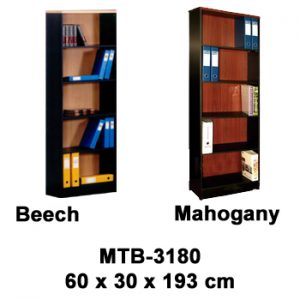 rak buku besar tanpa pintu mtb-3180
