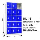 Jual lemari locker 12 pintu